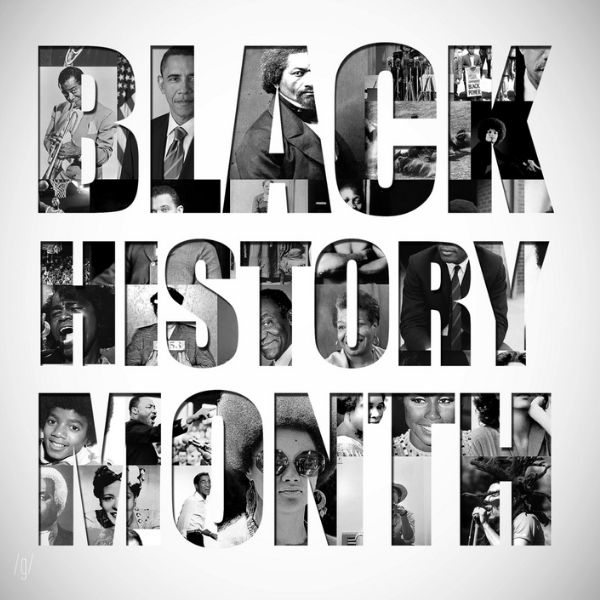 Black History Month Banner featuring Black change makers