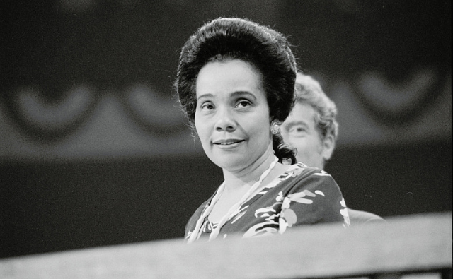Coretta Scott King at Democratic National Convention 1976
