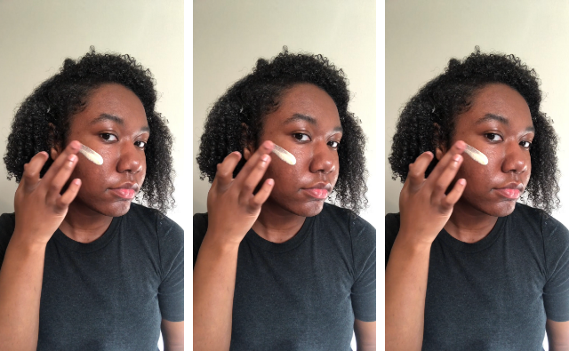 screenshot from Kaylannk sunscreen review video