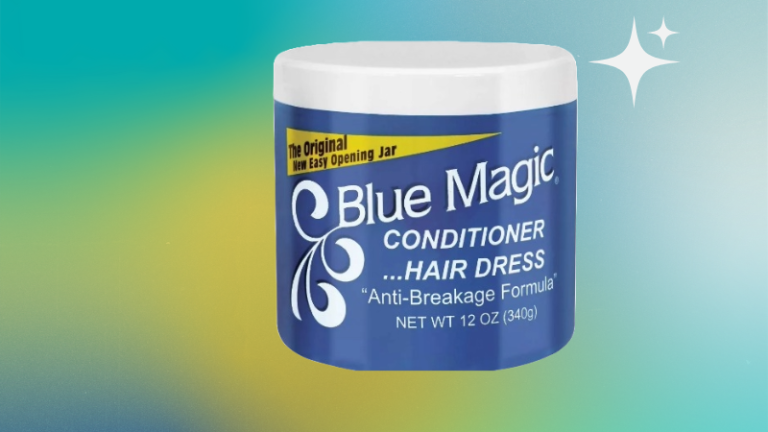 a jar of blue magic hair grease