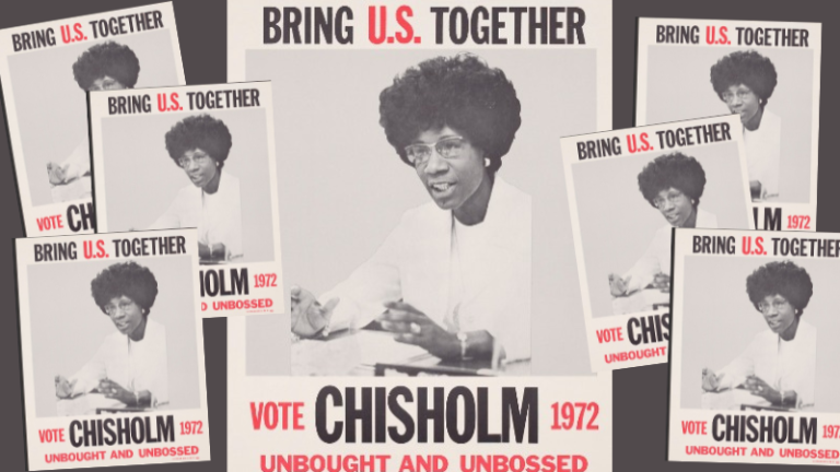 Shirley Chisholm presidential candidate poster